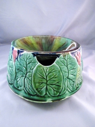 Majolica Spittoon